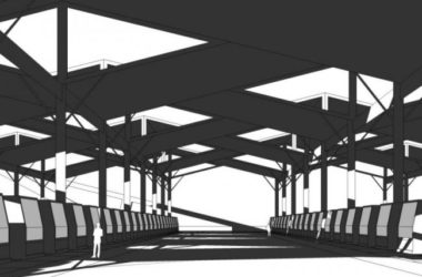 Sketchup车站路桥|多层客运站,现代风格-BIM建筑网