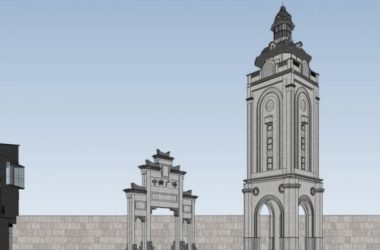 Sketchup商业模型|多层会所,中式风格-BIM建筑网