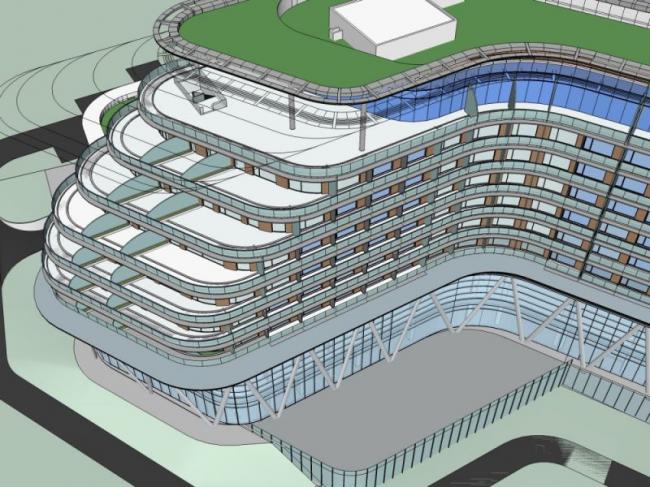 Sketchup酒店模型|多层酒店,现代风格 Sketchup酒店模型|多层酒店,现代风格