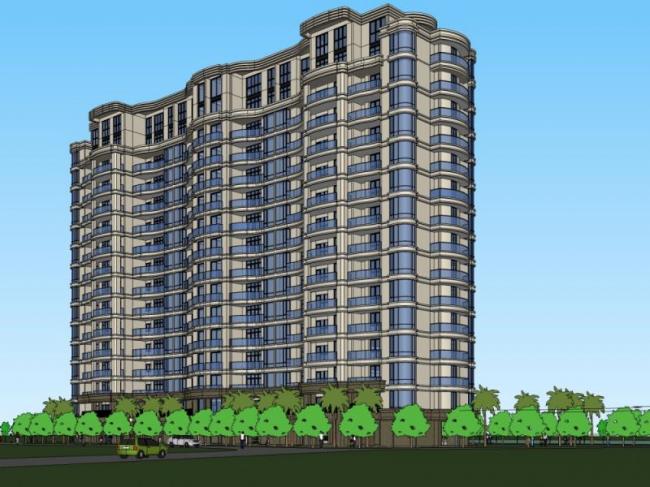 Sketchup住宅模型|高层住宅,现代风格 Sketchup住宅模型|高层住宅,现代风格