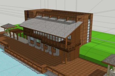 Sketchup商业模型|会所,现代风格-BIM建筑网