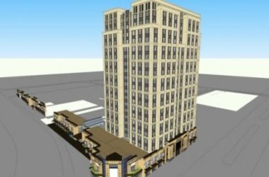 Sketchup综合体模型|多高层商住综合体,住宅,底层商业,古典风格-BIM建筑网