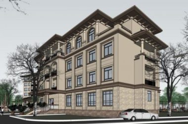 Sketchup酒店模型|多层酒店,古典风格-BIM建筑网
