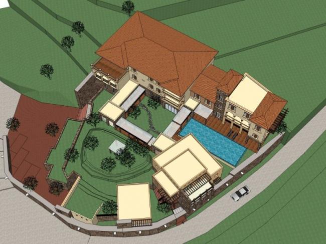 Sketchup商业模型|多层会所,古典风格 Sketchup商业模型|多层会所,古典风格