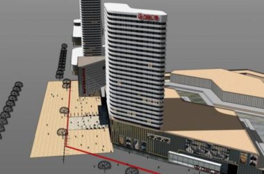 Sketchup综合体模型|多高层商业综合体,办公,酒店,现代风格-BIM建筑网