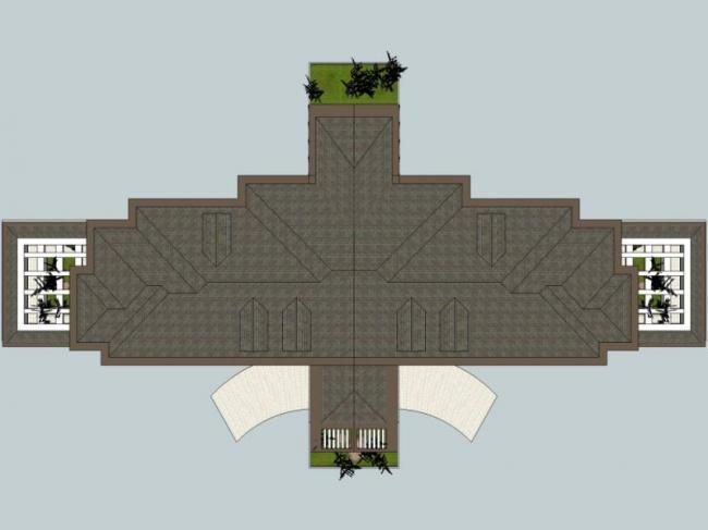 Sketchup商业模型|会所,现代风格 Sketchup商业模型|会所,现代风格