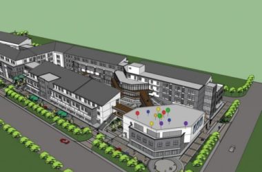 Sketchup商业模型|多层商业步行街,现代风格-BIM建筑网