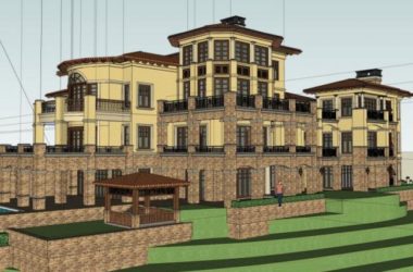 Sketchup商业模型|多层会所,欧式古典风格-BIM建筑网