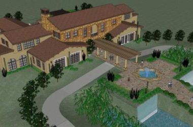 Sketchup商业模型|低层会所,古典风格-BIM建筑网