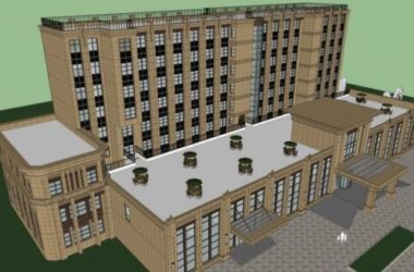 Sketchup酒店模型|多层酒店,现代风格-BIM建筑网
