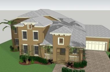 Sketchup商业模型|多层会所,现代风格-BIM建筑网