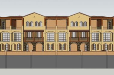 Sketchup住宅模型|联排住宅,古典风格-BIM建筑网