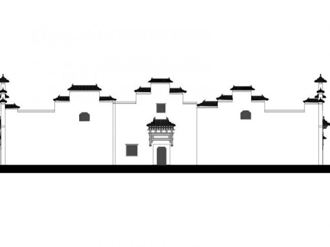 Sketchup住宅模型|徽派民居,现代中式风格 Sketchup住宅模型|徽派民居,现代中式风格