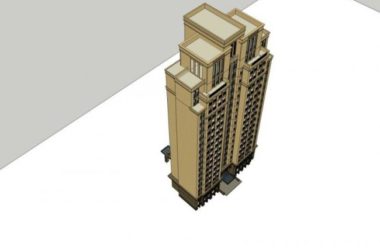 Sketchup住宅模型|高层住宅,居住建筑,古典风格-BIM建筑网