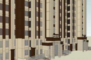 Sketchup住宅模型|高层住宅,居住建筑,古典风格-BIM建筑网