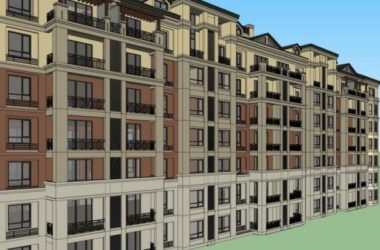 Sketchup住宅模型|多层住宅,居住建筑,古典风格-BIM建筑网