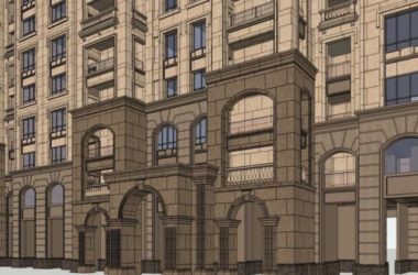 Sketchup住宅模型|高层住宅,法式风格,居住建筑,古典风格-BIM建筑网