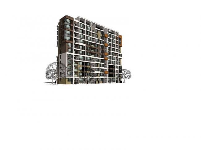 Sketchup住宅模型|高层住宅,现代风格 Sketchup住宅模型|高层住宅,现代风格