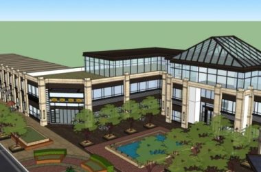 Sketchup商业模型|多层商业建筑,现代风格-BIM建筑网