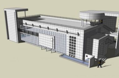 Sketchup商业模型|多层售楼处，现代风格-BIM建筑网