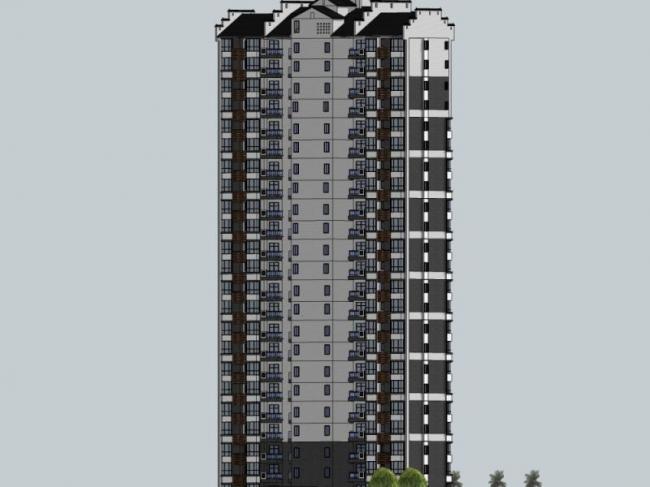 Sketchup住宅模型|高层住宅,现代中式风格 Sketchup住宅模型|高层住宅,现代中式风格