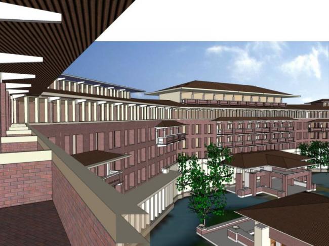 Sketchup酒店模型|多层酒店,现代风格 Sketchup酒店模型|多层酒店,现代风格