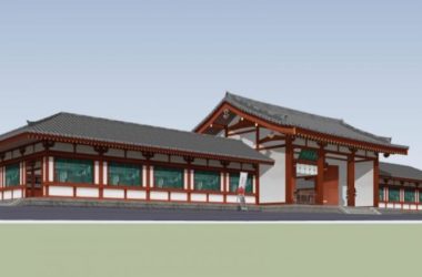 Sketchup古建筑模型|多层古建筑,中式风格-BIM建筑网