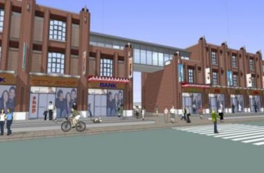 Sketchup商业模型|多层商业街,欧式风格-BIM建筑网