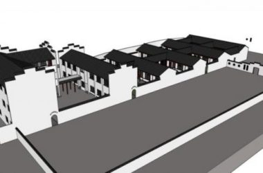 Sketchup文化模型|院落,中式风格,多层文化活动中心-BIM建筑网