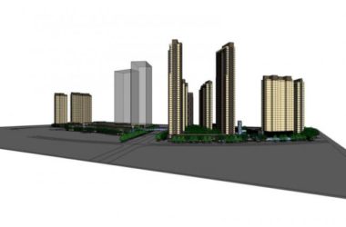 Sketchup综合体模型|多高层商住综合体，住宅，底层商业，古典风格-BIM建筑网