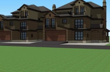 Sketchup住宅模型|多层住宅,叠拼,居住建筑,古典风格-BIM建筑网