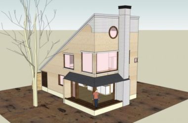 Sketchup住宅模型|低层住宅,现代风格-BIM建筑网