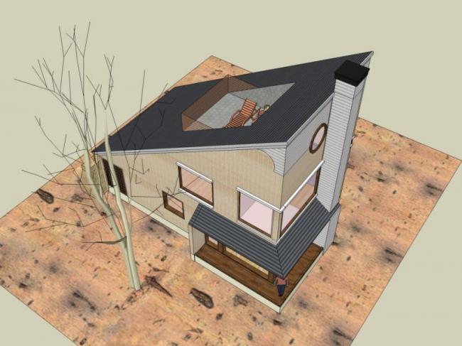 Sketchup住宅模型|低层住宅,现代风格 Sketchup住宅模型|低层住宅,现代风格