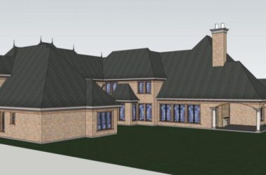 Sketchup住宅模型|多层住宅,居住建筑,古典风格,欧式风格-BIM建筑网