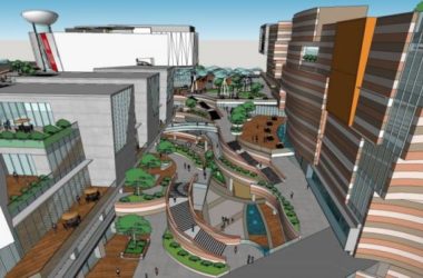 Sketchup住宅模型|超高层居住区,底层商业,现代风格-BIM建筑网