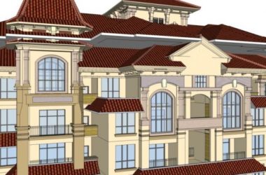 Sketchup住宅模型|超高层住宅,居住建筑,古典风格-BIM建筑网