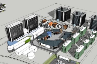 Sketchup商业模型|高层商业综合体,现代风格-BIM建筑网