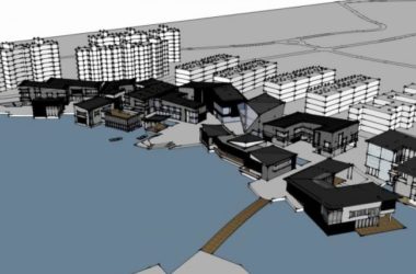 Sketchup商业模型|多层会所,现代风格-BIM建筑网