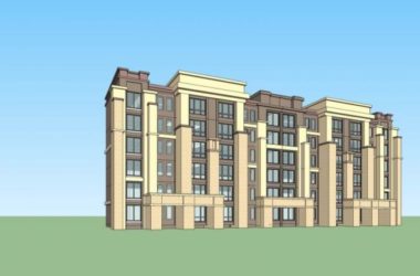 Sketchup住宅模型|多层住宅,居住建筑,古典风格-BIM建筑网