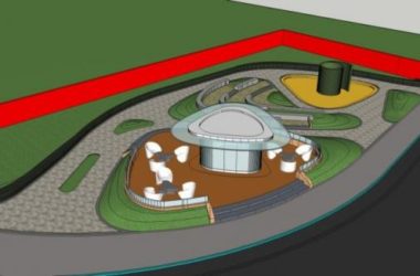 Sketchup景观模型|广场景观,现代风格-BIM建筑网