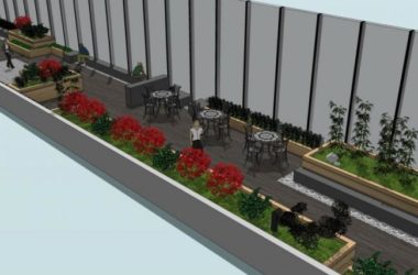 Sketchup景观模型|屋顶花园,现代风格-BIM建筑网