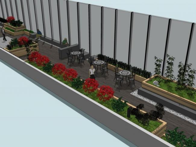 Sketchup景观模型|屋顶花园,现代风格 Sketchup景观模型|屋顶花园,现代风格