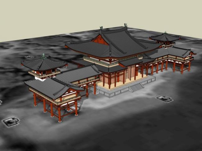 Sketchup古建筑模型|多层古建筑,中式风格 Sketchup古建筑模型|多层古建筑,中式风格