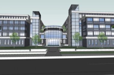 Sketchup学校模型|多层大学学校校园,教育建筑,现代风格-BIM建筑网