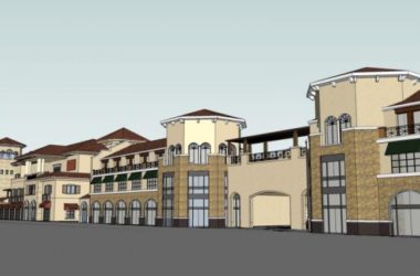 Sketchup商业模型|低层商业街,现代风格-BIM建筑网