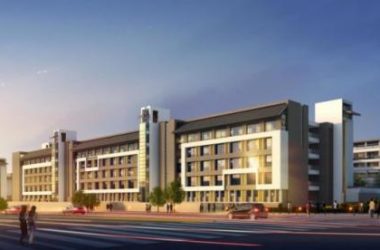Sketchup学校模型|多层中学学校,校园教育建筑,现代中式风格-BIM建筑网