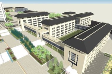 Sketchup学校模型|多层学校,校园教育建筑,古典风格-BIM建筑网