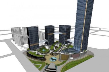 Sketchup综合体模型|超高层商业综合体，办公，住宅，现代风格-BIM建筑网