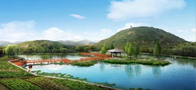 Sketchup酒店模型|度假山庄,中式风格 Sketchup酒店模型|度假山庄,中式风格