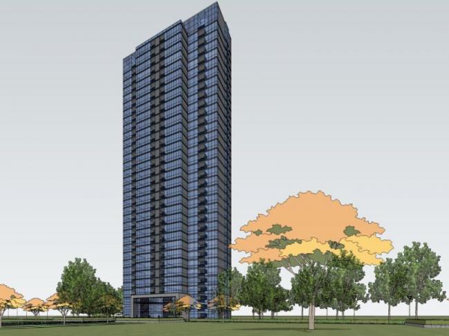 Sketchup住宅模型|超高层住宅楼,现代风格 Sketchup住宅模型|超高层住宅楼,现代风格